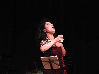 Yumi Nara - leitura-concerto de "O Corpo do delito" no Festival NOVAMUSICA, Dezembro de 2004